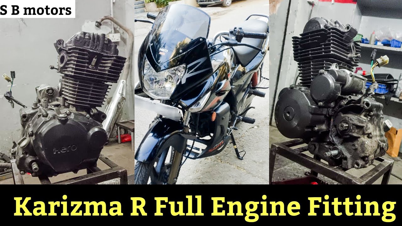 Karizma full engine fitting hero karizma R YouTube