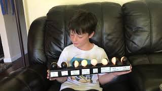 7 yr old Tobin Spanish Phases of the Moon