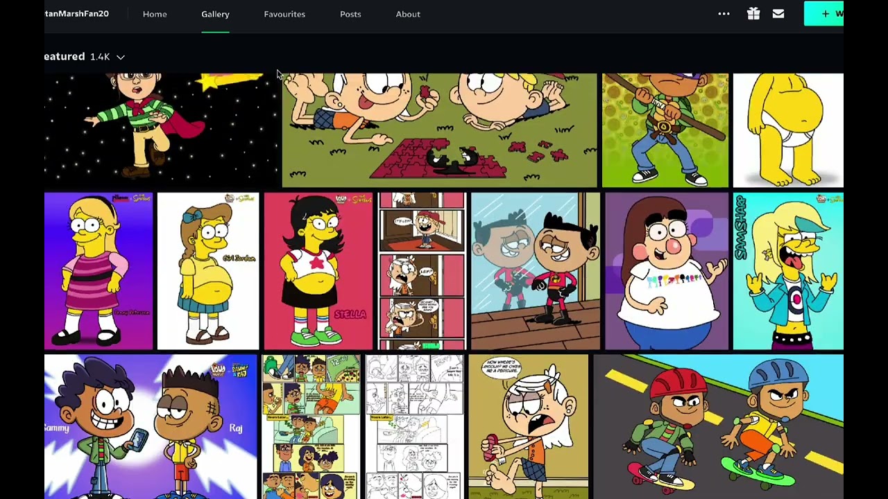 the weird world of pointless deviantart loud house memes