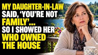 My Daughter-in-Law Said, ‘You’re Not Family’… So I Showed Her Who Owned the House