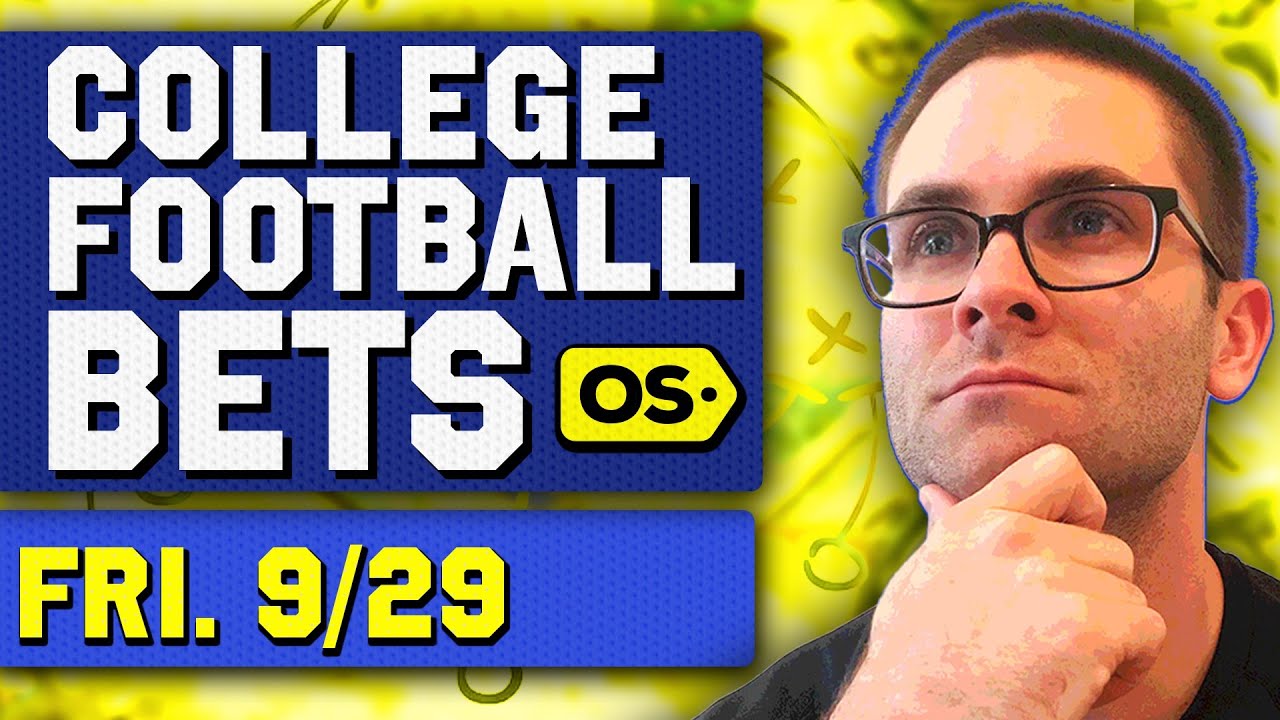 College Football Picks Week 5 (Friday 9/29) CFB Bets & Predictions