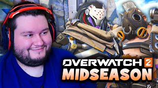 MIDSEASON PATCH OUT NOW   TWITCH DROPS  TANK REVENGE TOUR?  !vpn !ironside | Overwatch 2