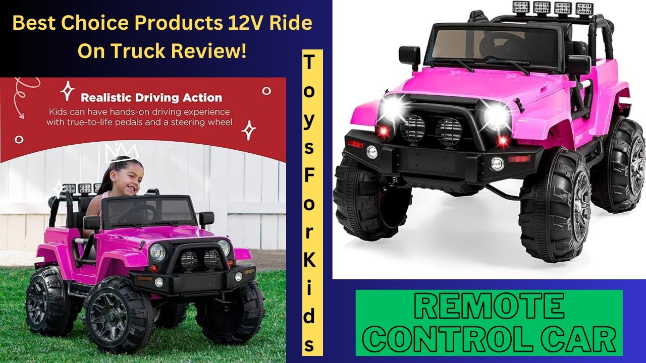 Best Choice Products 12V Ride On Truck Review! Remote control Cars