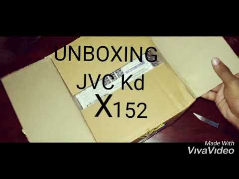 JVC KD X152 UNBOXING VIDEO