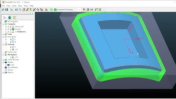 Wireframe-Profile-Machining Complete Program Powermill Autodesk