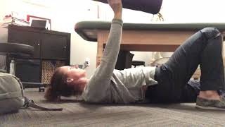 Supine to sidelying shoulder roll