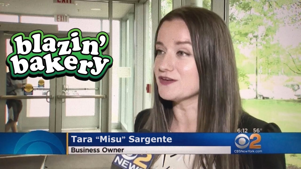 CBS News 2 Blazin' Bakery Founder Tara "Misu" Sargente on Marijuana Legalization in New Jersey