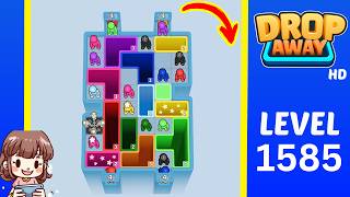 Drop Away Level 1585 Solution Walkthrough