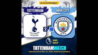 TOTTENHAM vs MAN CITY Live Commentary & Reaction JUNIOR RODIGAN ( Nov 21, 2020 )