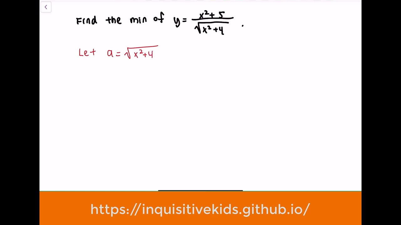 Rational Functions w/ Slant Asymptotes | Problem 1