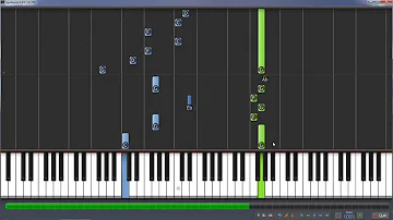 '100%' How to play "Hungarian Sonata" Piano tutorial (Synthesia MIDI)