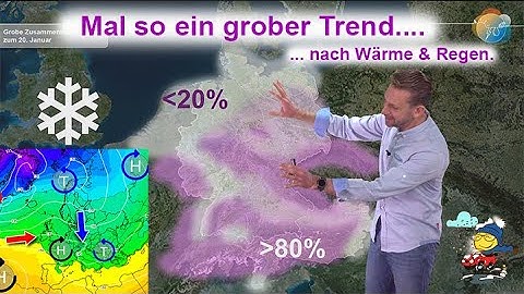 Was kommt nach Wärme, Regen & Hochwasser? Der Januar wird bald kälter: Winter über 500m, drunter :(!