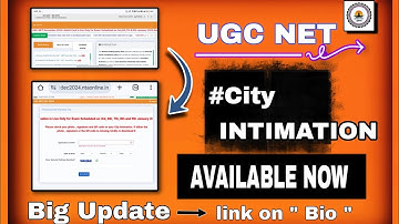 UGC NET JAN 2025: LATEST UPDATES ON Admit Card & City Intimation | NTA UGC NET Official Notification