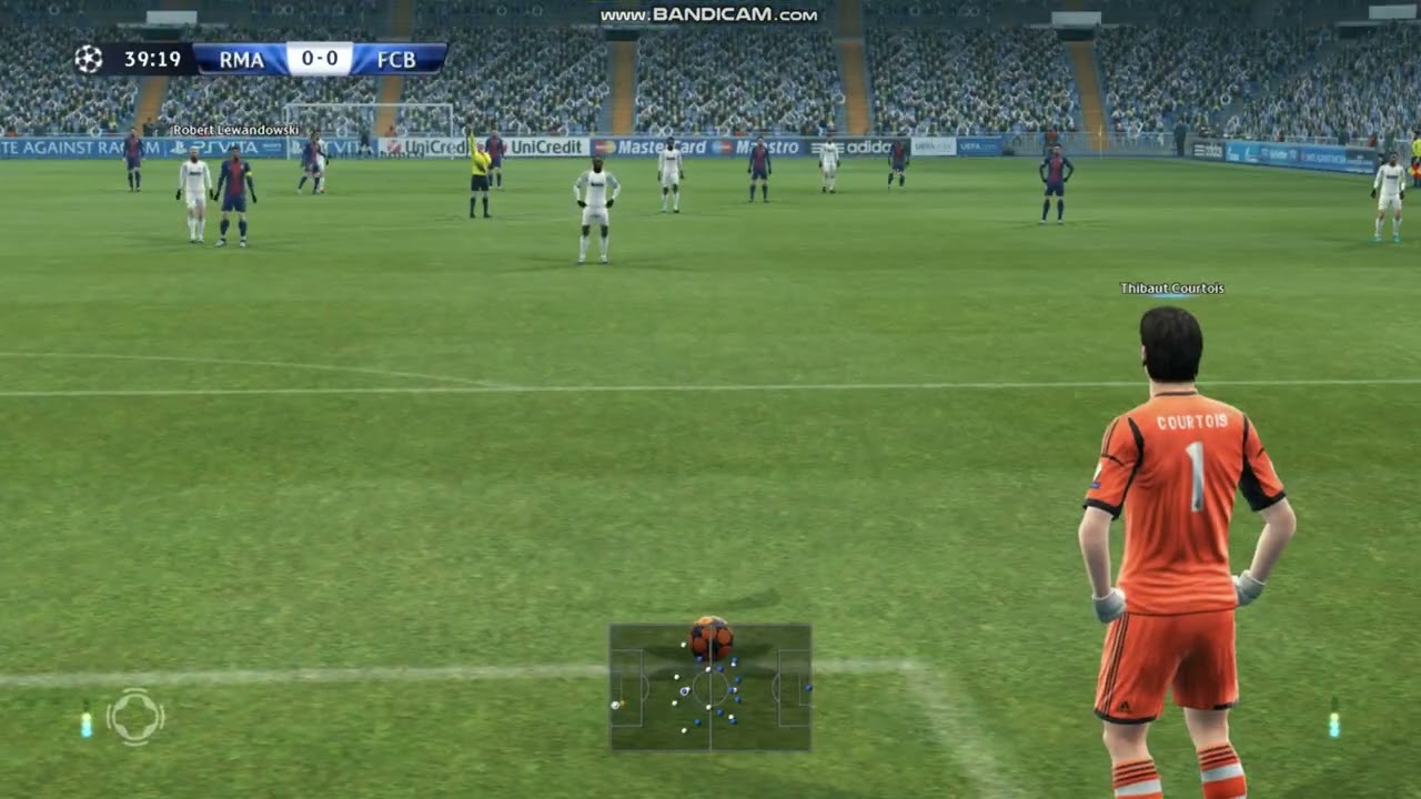 Real Madrid vs Barselona comeback in pes 2013 games 