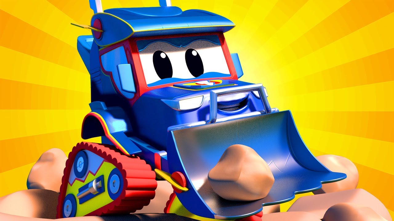 Truck Zeichentrick für Kinder - RENNWAGEN & BULLDOZER - Super Truck Car