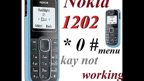 Nokia 1202  menu *0#  buttons not working jumpring solution