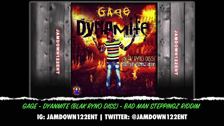 Gage - Dynamite (Blak Ryno Diss) - Bad Man Steppingz Riddim [Don Biggs Records] - 2014