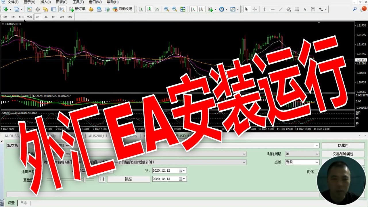 外汇EA智能自动交易程序的安装测试运行操作讲解