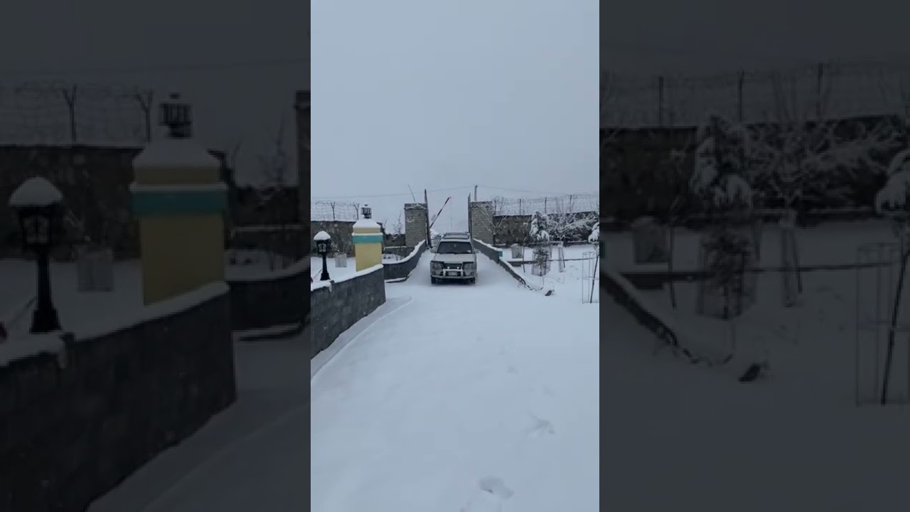 Snowfall Astore valley 