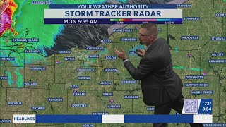 Craig s Monday weather forecast