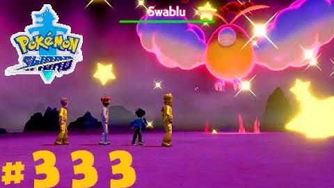 Pokemon Sword Shiny Dynamax Swablu Raid & Catch