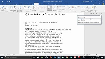 Read Aloud Word 2016 - Beginners Guide to Accessible Technology