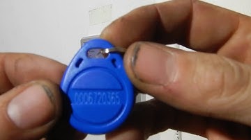 RFID keypad programming