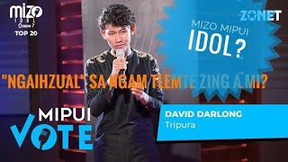 Video thumbnail of "David Lalchawisanga 'Ngaihzual' Mizo Idol Final RamBoss React"