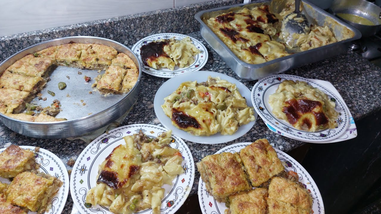 المكرونه بالبشاميل سايحه وكريمي وصينية الجلاش خطييييييرة #اشتراك #لايك