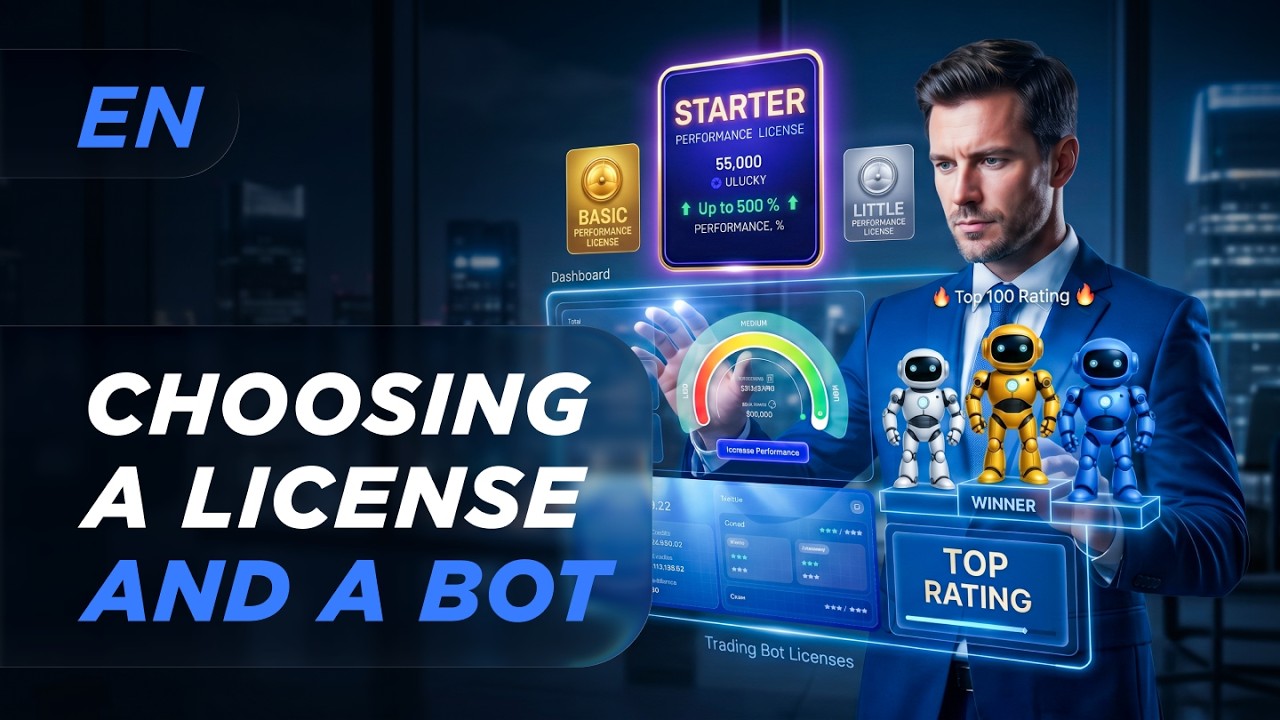 How to Choose a License and a Bot in UTrading - YouTube