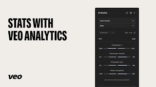 Stats in Veo Analytics | Start analyzing your games | Veo 101