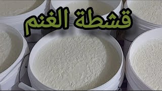 قشطة بلدية من حليب الغنم