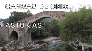 Asturias , Cangas de Onis | Picos de Europa | Puente Romano sobre el rio Sella | Tourism to Spain |