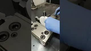 Tapping M6 Holes With Electric Tapping Machine