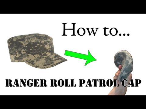 How to Ranger Roll Your ACU Patrol Cap