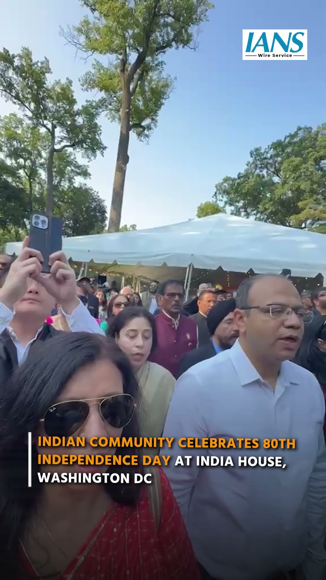 Indian Community Celebrates 80th Independence Day At India House, Washington DC