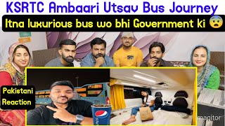 Reaction On KSRTC Ambaari Utsav Bus Journey || Itna luxurious bus wo bhi Government ki