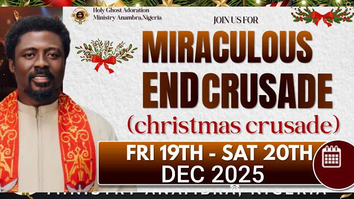 MOMENT OF GRACE - (DAY 1) MIRACULOUS END CRUSADE || 19TH DEC, 2025