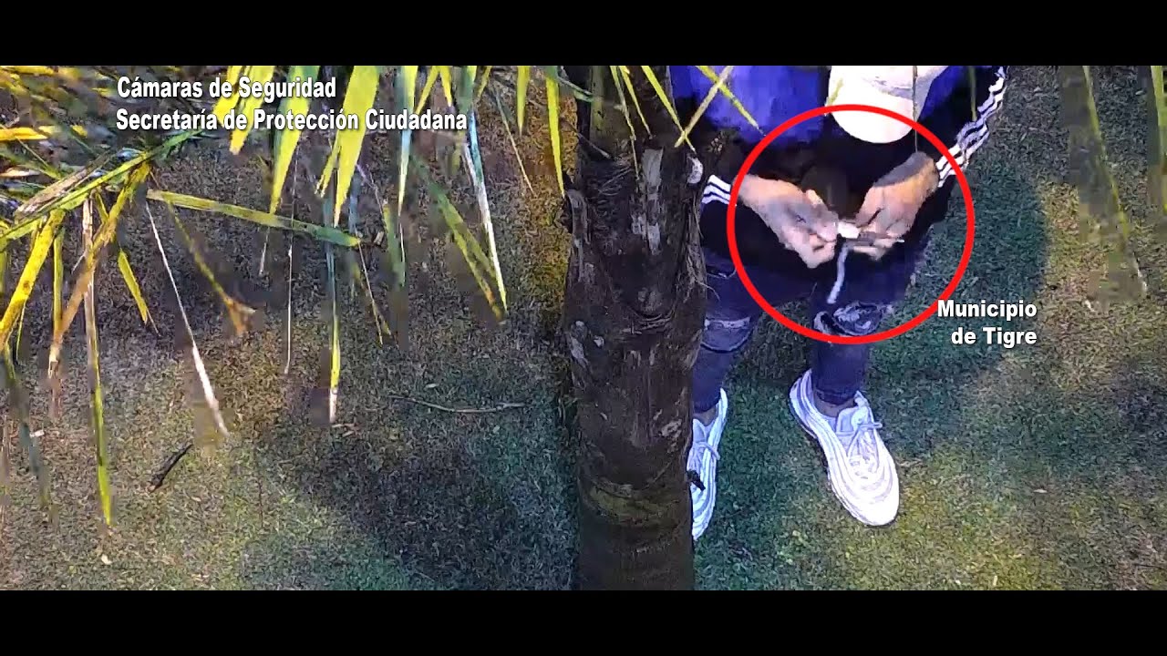 Don Torcuato:  Las cámaras de Tigre lo captaron preparando un arma “tumbera” y el COT lo detuvo