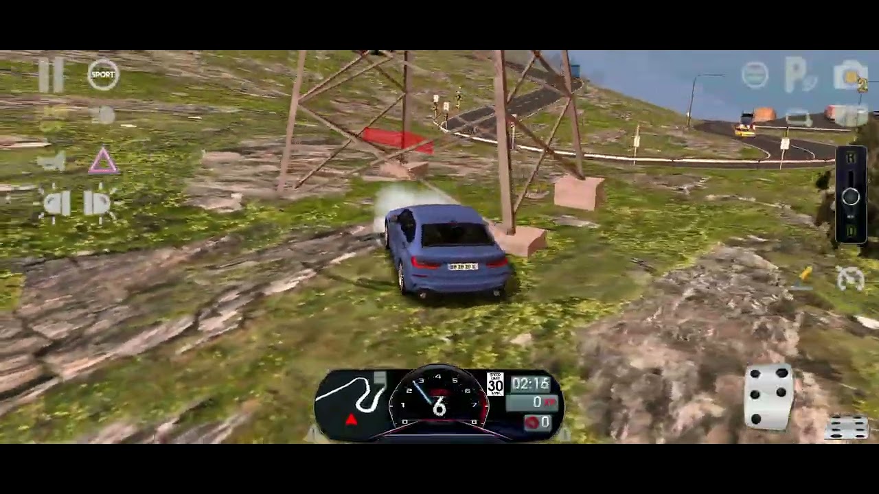 Car drive very bad way 