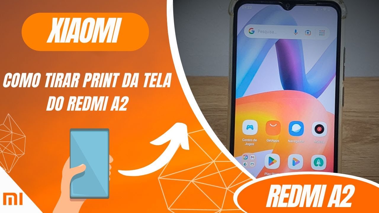 Como tirar print da tela do Redmi A2 - Passo a passo - YouTube