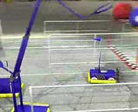 FIRST Robotics Kickoff 2008 Game animation