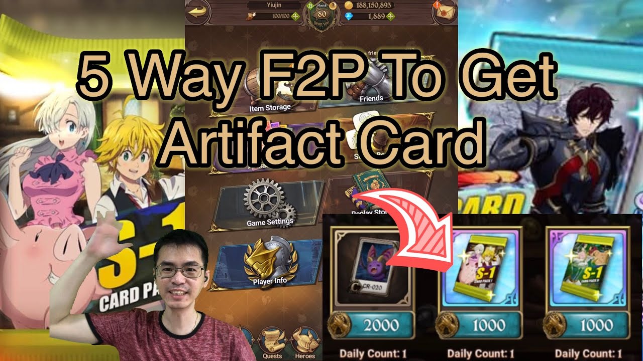 7ds Magic Card 5 Ways F2P To Get Artifact Card The Seven Deadly Sins Grand Cross 7DS ...