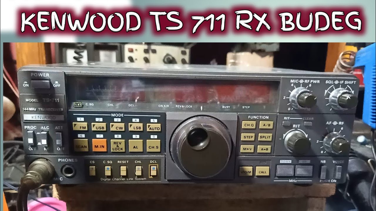 ＫＥＮＷＯＯＤ　ＴＳ－７１１Ｄ 255 Kenwood TS-711 VHF multi mode radio repair - YouTube