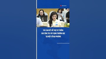 TKV cam kết hỗ trợ 70 tỉ đồng cho công tác xây dựng trường học tại một số địa phương #shorts