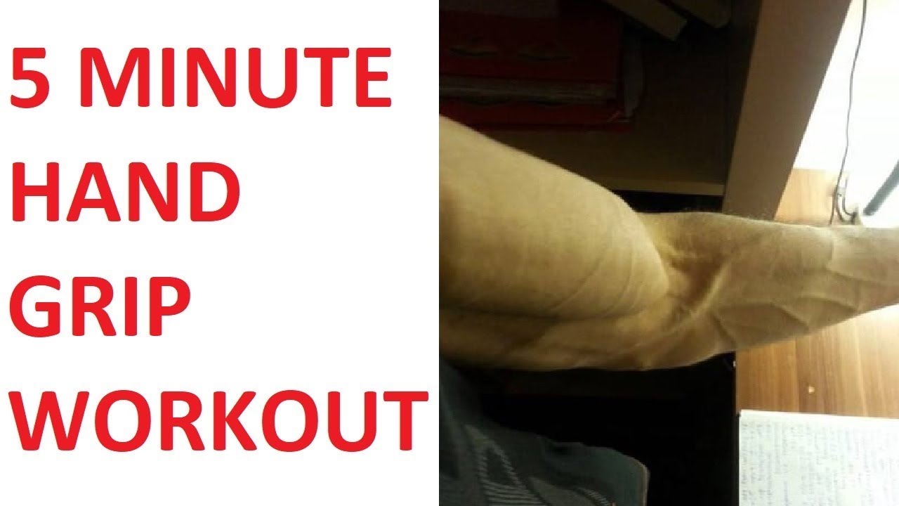 5 minute forearm workout with hand grips YouTube