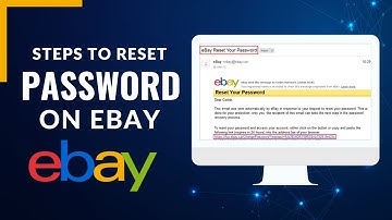 How to Reset Password eBay !