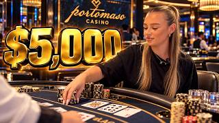 RISKING $5,000 IN A HIGH STAKES IRL BLACKJACK SESSION… - Rosie Mae