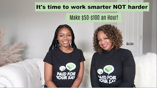 HOW TO MAKE $500  $1500 A MONTH WITH FOCUS GROUPS | High Paying Side Hustle Work From Home 2021