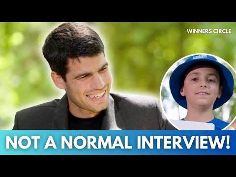 This Kid’s Interview With Carlos Alcaraz Is Melting Tennis Fans’ Hearts! ❤️